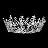 Stone Embellished Crown Tiara
