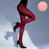 Plus Size High Shine Silk Stocking