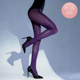 Plus Size High Shine Silk Stocking