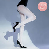 Plus Size High Shine Silk Stocking