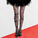 Bat Halloween Costume Fishnet Tights