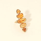 Bold Abstract Stone Accent Ring