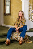 Sunflower Dressing Gown in Gold
