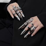 Metal Exoskeleton Finger Rings - AfterAmour
