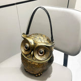 Owl-Shaped Handbag