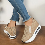 Embroidered Platform Sneakers - AfterAmour