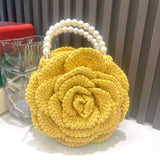 Crochet Flower Clutch Purse - AfterAmour