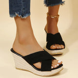 Serene Heights Platform Wedges - AfterAmour