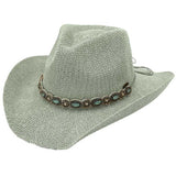 C.C Rhinestone Jewel Charm Trim Cowboy  Hat
