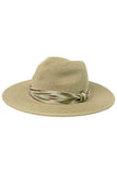 C.C Aztec Pattern Band Panama Sun Hat