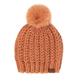 C.C Soft Chenille Chunky Yarn Beanie Hat