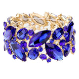 Marquise Crystal Stretch Evening Bracelet