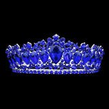 Teardrop Stone Accented Crown Tiara