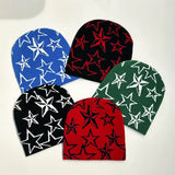 five-pointed star y2k beanie - AfterAmour