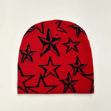 five-pointed star y2k beanie - AfterAmour