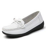 Round Toe Loafer Flats - AfterAmour