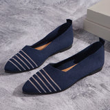 Pointed Knitted Flats
