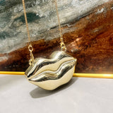 Golden Mini Clutch Bag