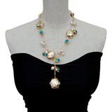 Keshi Pearl Filled Necklace
