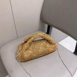 Crystal Rhinestone Triangle Handbag