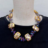 Charoite Chiped Choker - AfterAmour