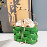 Crystal Glow Satin Bag - AfterAmour
