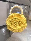 Crochet Flower Clutch Purse - AfterAmour