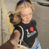 I Love Barcelona Graphic Tee - AfterAmour