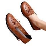 Leather Loafer Flats - AfterAmour