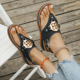 Buckled Wedge Sandals - AfterAmour