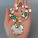 Island Bloom Pearlstone Necklace
