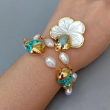 Island Bloom Pearlstone Necklace
