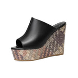 Weaved Wedge Heels - AfterAmour