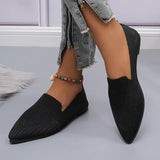 Sharp Mesh Loafer Flats - AfterAmour