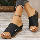 Half-Covered Slip-on Sandals - AfterAmour