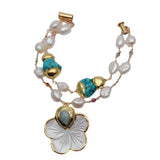 Island Bloom Pearlstone Necklace