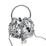 Sequin Messenger Handbag - AfterAmour