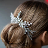 Elegant Crystal Comb Tiara - AfterAmour