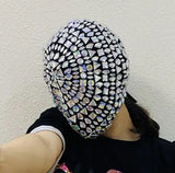 Spiked Crystal Mask Hood Helmet - AfterAmour