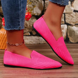 Sharp Mesh Loafer Flats - AfterAmour