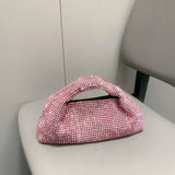 Crystal Rhinestone Triangle Handbag