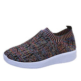 Pixel Prism Knit Sneakers - AfterAmour