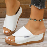 Half-Covered Slip-on Sandals - AfterAmour