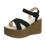 Elegant Buckle Wedges - AfterAmour