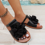 Flower Sandal Flats - AfterAmour