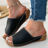 Solid Band Sandals - AfterAmour