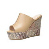 Weaved Wedge Heels - AfterAmour