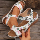 Slingback Wedge Sandals - AfterAmour