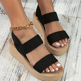 Ankle Strap Sling back Wedges - AfterAmour