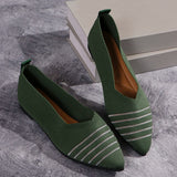 Pointed Knitted Flats